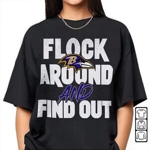 Lamar Jackson Baltimore Ravens Flock Around And Find Shirt